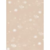 Tela da ricamo in tassello - Brod'star - Coupon neve su sfondo beige - 30 x 40 cm