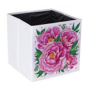 Porta-diamanti - Crystal Art D.I.Y - Cestino - Peonie perfette