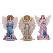statuetta di diamante - Crystal Art D.I.Y - Cuscino da ricamare angeli
