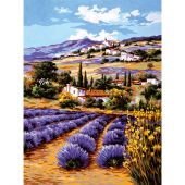 Canovaccio antico - Collection d'Art - Campo di lavanda