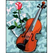 Canovaccio antico - Collection d'Art - Violino rosa