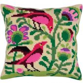 Kit cuscino fori grossi - Collection d'Art - Uccelli del paradiso I