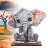 statuetta di diamante - Crystal Art D.I.Y - Elefante