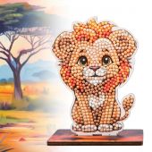 statuetta di diamante - Crystal Art D.I.Y - Leone