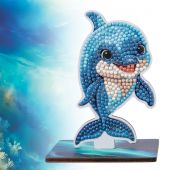 statuetta di diamante - Crystal Art D.I.Y - Delfino