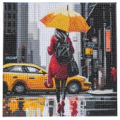 Kit ricamo diamante su telaio - Crystal Art D.I.Y - Riflessioni urbane