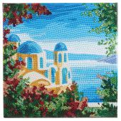 Kit ricamo diamante su telaio - Crystal Art D.I.Y - Grecia