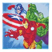 Kit ricamo diamante su telaio - Crystal Art D.I.Y - Avengers