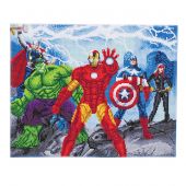 Kit ricamo diamante su telaio - Crystal Art D.I.Y - Avengers