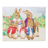 Kit ricamo diamante su telaio - Crystal Art D.I.Y - Pierre Lapin e la sua famiglia