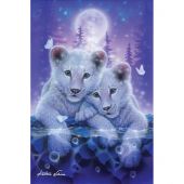 Kit ricamo diamante su telaio - Crystal Art D.I.Y - Piccole tigri