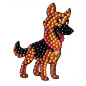 Adesivo da ricamo Diamante - Crystal Art D.I.Y - Sticker - Cane