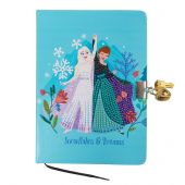 Taccuino da ricamo a diamante - Crystal Art D.I.Y - Diario segreto - Elsa e Anna