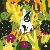 Canovaccio antico - Canevas Fatal - Dolce deserto - con matassine MOULINE DMC