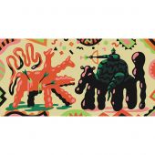 Canovaccio antico - Canevas Fatal - Flècheline e il Poligono - con matassine MOULINE DMC