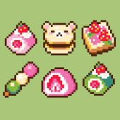 Kit magnete per ricamo - Canevas Fatal - pasticceria