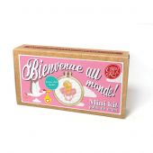 Mini kit per il punto croce - The Crafty Kit Compagny - Benvenuta al mondo! Rose