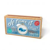 Mini kit per il punto croce - The Crafty Kit Compagny - Ti amo, cetaceo!