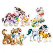 puzzle per bambini - Castorland - Animali e bambini - da 4 a 7 camere