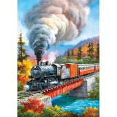 puzzle - Castorland - Passaggio a livello - 500 pezzi