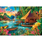 puzzle - Castorland - Isola tropicale - 1000 pezzi