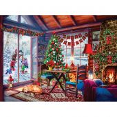 puzzle - Castorland - Casetta di Natale - 2000 pezzi