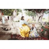 Kit Punto Croce - Charivna Mit - Cristo con Marta e Maria