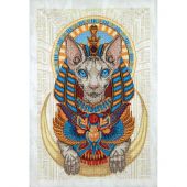 Kit per ricamo a punto croce con perline - Charivna Mit - Leggende d'Egitto - Sfinge