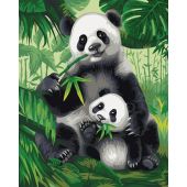 Kit di pittura per numero - Crafting Spark - Panda