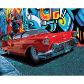 Kit di pittura per numero - Crafting Spark - Rosso Cadillac
