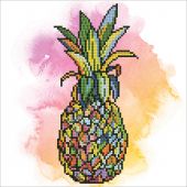 Kit ricamo diamante - Diamond Art - Ananas