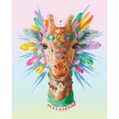 Kit ricamo diamante - Diamond Dotz - Giraffa boema