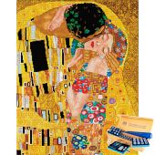 Set di Masterclass di ricamo con diamanti - Diamond Dotz - Il bacio di Klimt