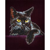 Kit ricamo diamante - Diamond Dotz - Gatto nero