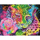 Kit ricamo diamante - Diamond Dotz - Leopardo arcobaleno