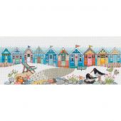 kit ricamo a punto croce - Dimensions - capanne sulla spiaggia