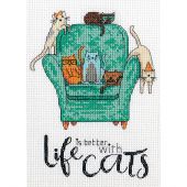 Kit Punto Croce - Dimensions - Gatti giocherelloni