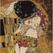 kit ricamo a punto croce - DMC - Il bacio di Klimt
