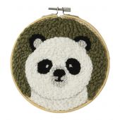 Kit ago broderie punch - DMC - Patrice il Panda