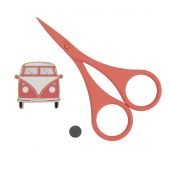 Accessorio da Ricamo - DMC - Magnete e forbici - Corallo