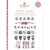 Libro diagrammi - DMC - Idee da ricamare fiori speciali