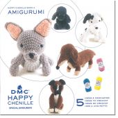 Libro - DMC - 5 idee per lavorare all'uncinetto Happy Chenille Book 4