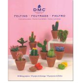 Libro - DMC - Libro sul feltro - Cactus e piante grasse