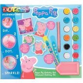 Kit di ricamo a diamante per bambini - Dotzies - Peppa Pig - 6 creazioni