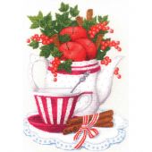 kit ricamo a punto croce - Toison d'or - Mele e cannella