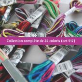 Filo per ricamo - DMC - Collezione Completa Colori - Art 517 -