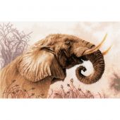 Kit Punto Croce - Lanarte - Chiamata dell'elefante