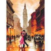 kit ricamo a punto croce - Lanarte - Ballare a New York