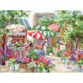 Kit Punto Croce - Letistitch - Mercato dei fiori