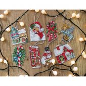Kit di ornamenti da ricamare - Letistitch - Kit di figurine di Natale n°2
